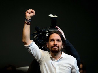 Pablo Iglesias, el líder de Podemos.  ARXIU /AFP