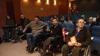 Les persones amb discapacitat física reclamen poder dur una vida independent ORIOL DURAN