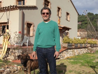 Josep Pérez, amb el seu gos JOAN SABATER