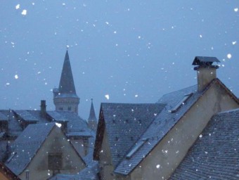 Imatge de Vielha, on ha nevat amb intensitat ACN