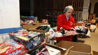 Un dels punts de recollida de joguines de Terrassa que va obrir fins divendres O. DURAN