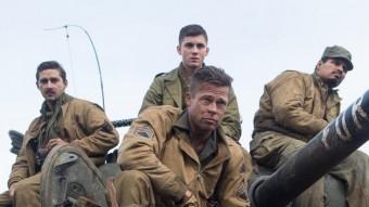 Wardaddy (Brad Pitt)  i els seus homes, que en fan de les seves darrera les línies alemanyes al final de la II Guerra Mundial SONY