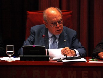 Jordi Pujol a la sala de grups del Parlament durant la seva compareixença a la CAI el passat 26 de setembre ACN
