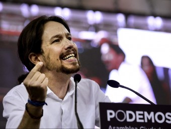 Podemos, a party claiming to be an alternative to the established political system.  EFE