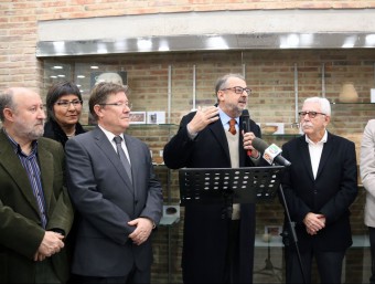 Acte oficial d'obertura de la nova biblioteca de l'Alcúdia. EL PUNT AVUI