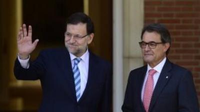 Els presidents del govern espanyol, Mariano Rajoy, i de la Generalitat, Artur Mas, en una trobada a La Moncloa el passat juliol REUTERS