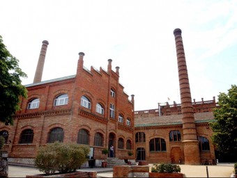 L'exterior de l'antiga fàbrica Pagans de Celrà, que forma part del patrimoni català. M. RUIZ