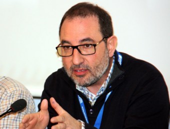 El secretari general d'Unió, Ramon Espadaler, durant el seu discurs ACN