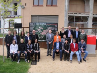 Roqué, al mig de la llista majoritàriament donada de baixa del PSC ara fa dos anys. J.C