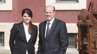 Oriol i Inka Guixà, pare i filla, són conseller delegat i directora general d'estratègia.  ORIOL DURAN