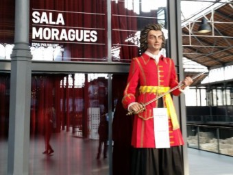 El gegant del general Josep Moragues, nascut a Sant Hilari, és fins avui al Born Centre Cultural J.F. / AJ. DE SANT HILARI