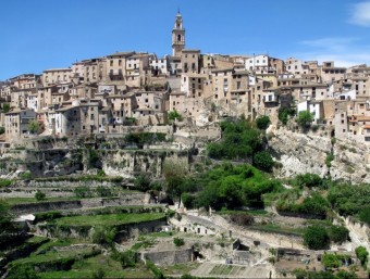 Vista panoràmica de prat del nucli antic de Bocairent. B. SILVESTRE