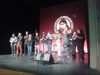 Alguns dels participants en l'acte d'homenatge. CEDIDA