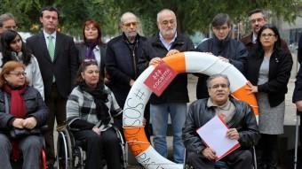 Protesta del desembre passat de Cocarmi al departament d'Empresa i Ocupació QUIM PUIG