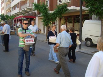 Josep Ma. Gili el 2009, fent campanya pel MSR MSR