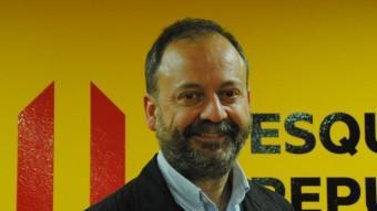 Carles Vega, cap de llista d'ERC-Avancem a la Paeria. J.Tort
