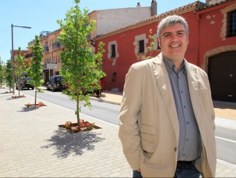 L'alcalde de Sant Pere, Jordi Martí, en una imatge feta ahir. JOAN SABATER