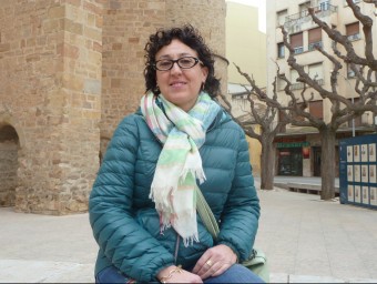 Maria Pilar Cases, cap de llista d'ERC . Els republicans són la clau per formar govern a Tremp
