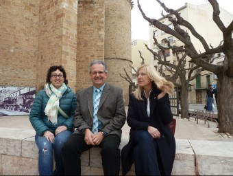 Els dos protagonistes de l'acord: Pilar Cases (ERC) i Joan Ubach (CiU) EVA POMARES