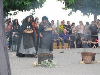 La Fira de les Bruixes de Llers en l'edició que es va celebrar l'any passat. EL PUNT AVUI