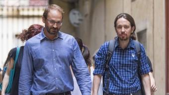 Herrera acompanyat d'Iglesias en la primera imatge de la coalició A.S