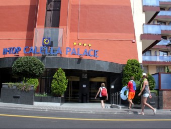 Hotel de Calella en el que s'allotjava la parella ACN