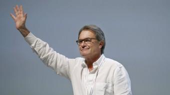 Artur Mas durant el seu discurs durant la convenció nacional de CDC EFE