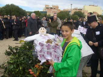 Una de les protestes contra la indemnització al magatzem de gas a Alcanar, el passat gener. L.M./ ARXIU