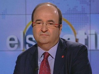 Miquel Iceta en els estudis de TV3