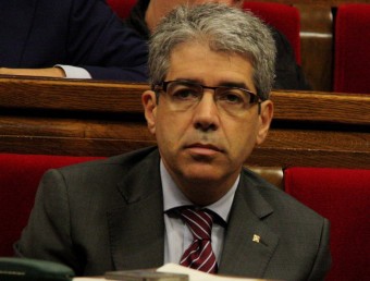 El conseller de la Presidència, Francesc Homs, aquest dimecres al ple del Parlament ACN