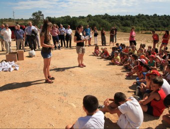 El tercer aniversari dels focs es va commemorar a Avinyonet amb un taller de prevenció d'incendis pels nens JOAN SABATER