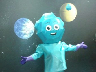 Bòlid és la nova mascota del Centre d'Observació de l'Univers d'Àger. ACN