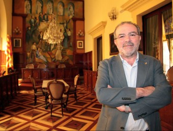 Joan Reñé al Saló de Plens de la Diputació de Lleida, que presideix des del 2011.judit Fernàndez