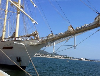 Imatge del creuer Star Flyer al port de Sant Carles de la Ràpita. ACN