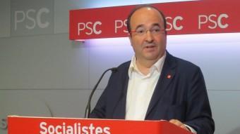 El candidat del PSC, Miquel Iceta E.P,