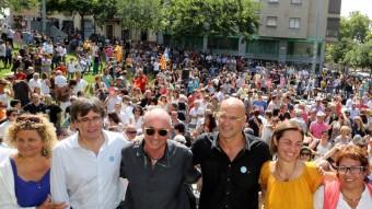 Presentació a Girona de la campanya ‘Fes-te candidat pel sí' MANEL LLADÓ