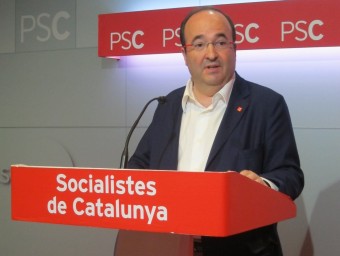 El candidat del PSC, Miquel Iceta E.P,