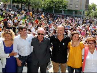 Presentació a Girona de la campanya ‘Fes-te candidat pel sí' MANEL LLADÓ