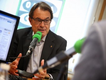 Artur Mas durant l'entrevista a Onda Cero ACN