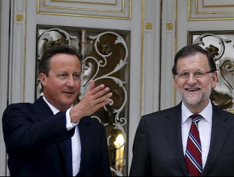 David Cameron i Mariano Rajoy, a la Moncloa REUTERS