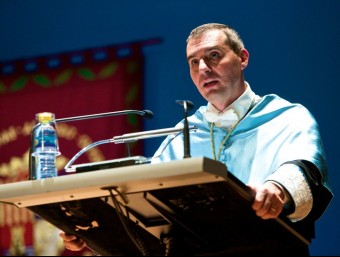 Jorge Olcina en l'obertura d'un curs acadèmic. EL PUNT AVUI