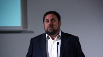 El líder d'ERC, Oriol Junqueras, en un acte de Junts pel Sí ACN