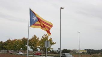 'estelada de l'ANC a l'entrada de Granollers, abans de ser robada ACN