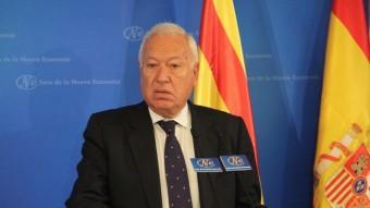 José Manuel García Margallo, intervenint al Fórum Nueva Economia ACN