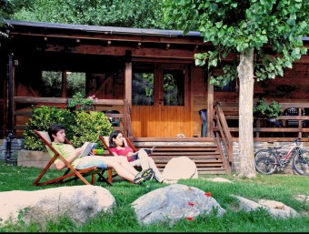 Els bungalous dels càmpings són l'opció preferida dels turistes que trien els Pirineus ASSOCIACIÓ CÀMPINGS DE LLEIDA