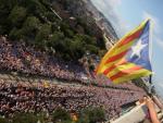 La Via Lliure de la Diada va deixar imatges espectaculars de la Meridiana plena de gom a gomelisabeth magre