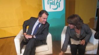 El president de la Generalitat i número 4 de Junts pel Sí, Artur Mas, en un acte a Barcelona EP