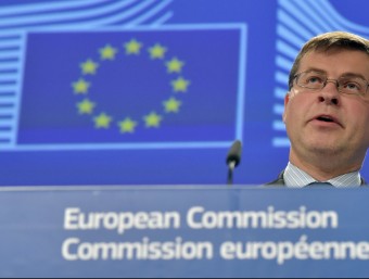 El vicepresident de la CE per l'Euro i el Diàleg Social, el letó Valdis Dombrovskis, en una imatge d'arxiu REUTERS