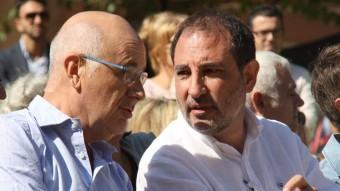 Els candidats Ramon Espadaler i Josep Antoni Duran i Lleida a la Festa de la Família d'Unió, a Santa Coloma de Gramenet ACN