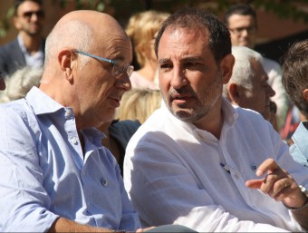 Els candidats Ramon Espadaler i Josep Antoni Duran i Lleida a la Festa de la Família d'Unió, a Santa Coloma de Gramenet ACN